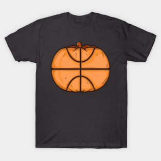 Basketball Pumpkin Head Halloween T-Shirt